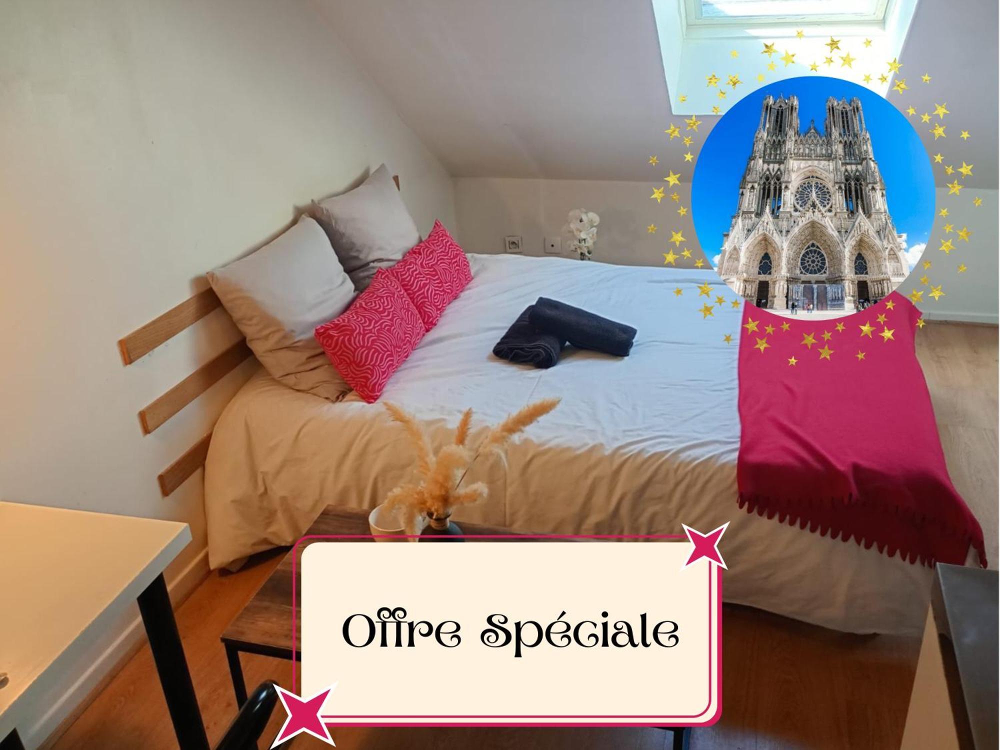 Colbert 541 Hypercentre - Ideal Couple & Pro - Wifi Haut Debit - Gare, Cathedrale, Commerces, Restaurants & Transports En Commun A Moins De 10 Minutes A Pied Reims Zewnętrze zdjęcie